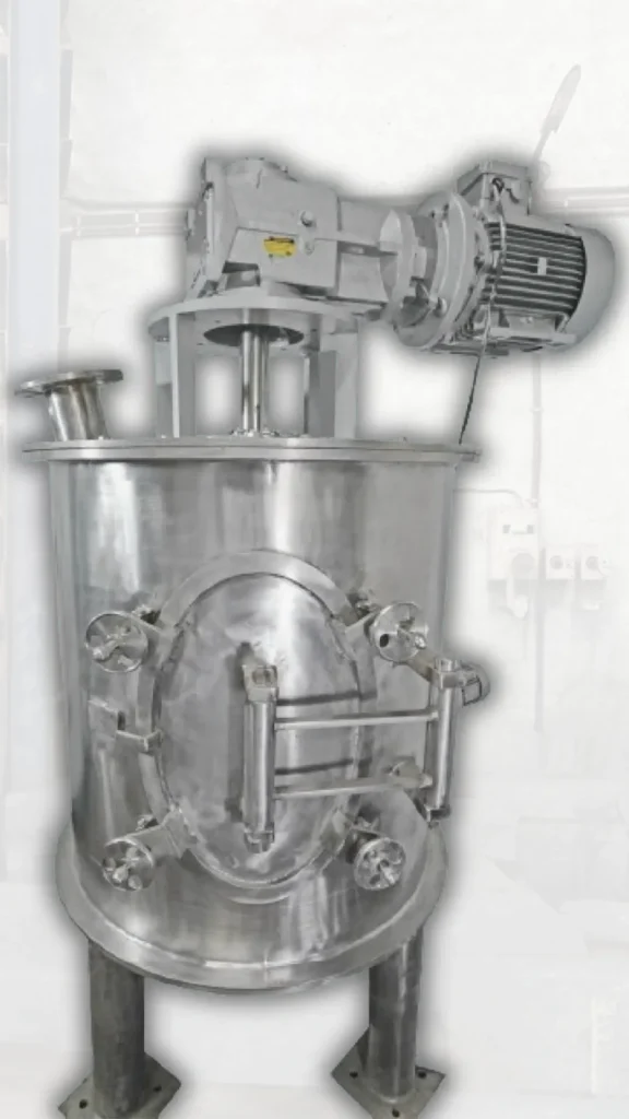 Vertical Single Shaft Mixer for Batch Processing